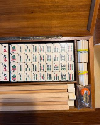 Mah Jong Dal Negro in radica di noce  Cod.52