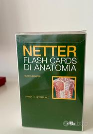 Flash cards di anatomia NETTER medicina biologia