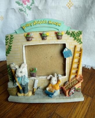 portafoto bambini Baby Rabbit House 