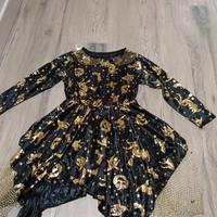 vestito strega carnevale  2 3 anni
