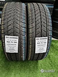 2 gomme 225 75 16c continental INV RIF944
