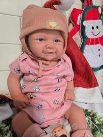 Reborn bambola  e seggiolone 130 euro