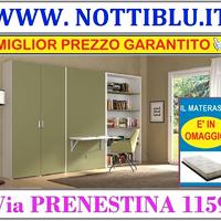 Letto a Scomparsa JERRY 1p + MATERASSO OMAGGIO