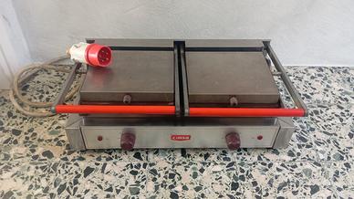 Piastra/Grill scalda panini professionale 