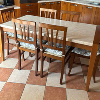 Tavolo con 6 sedie Usato 3621/U