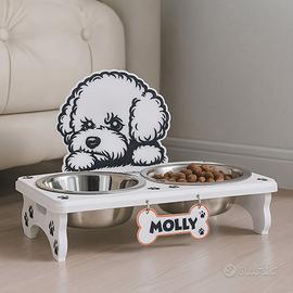 Ciotola cane taglia piccola – Design 3D esclusivo