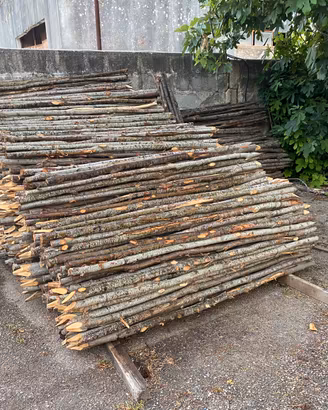 Pali in legno di castagno