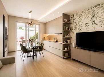 MODERNO APPARTAMENTO GREEN con CORTE, GARAGE, CANT