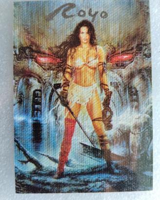 Autographed card Luis Royo 