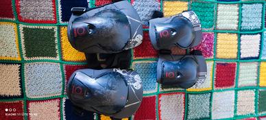 set di protezione ginocchiere paragomiti XS