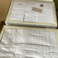 Completo matrimoniale vintage Ricami e Pizzi Fiore