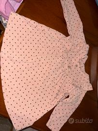 Vestito chicco rosa bimba 12 mesi