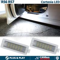 Luci LED Cortesia per MINI R56 R57 Interne Bianche