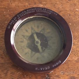 Bussola nautica vintage E. Vion Paris