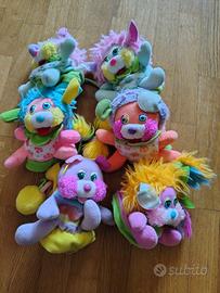 6 Mini Popples originali vintage