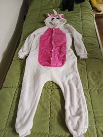 Costume/Pigiama peluche Unicorno 125cm