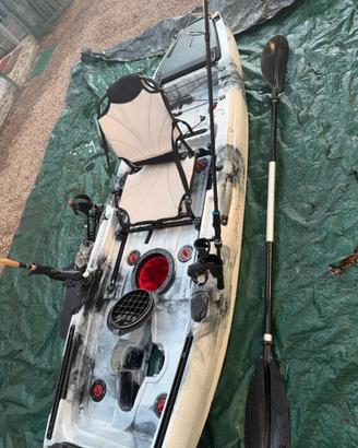 kayak da pesca a pedali