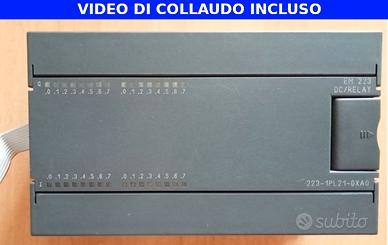 Siemens EM 223 Relè 6ES7223-1PL21-0XA0 VIDEO TEST