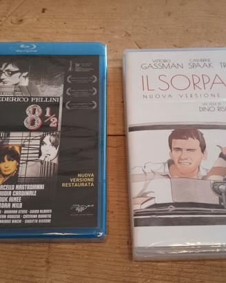 blu ray 8/1 e DVD il sorpasso 
