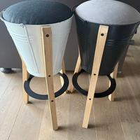 Sgabelli alti “secchio” Pedersen + Lennard (73cm)