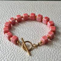 Bracciale fatto a mano con ceramica artigianale