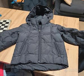 piumino donna tg 42 Exe' nero con cappuccio 