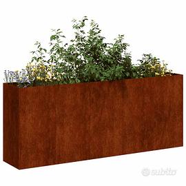 N. 3 Fioriere NUOVE in Acciaio Corten
