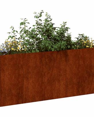 N. 3 Fioriere NUOVE in Acciaio Corten