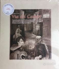 Fabrizio de Andre' - Libro Via del campo + LP