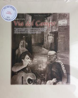 Fabrizio de Andre' - Libro Via del campo + LP