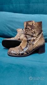 stivaletti pitone vintage