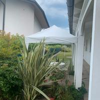 Gazebo Bianco 3X2 metri in Acciaio da Giardino