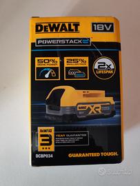  Batteria DeWalt POWERSTACK 18V 1.7Ah DCBP034