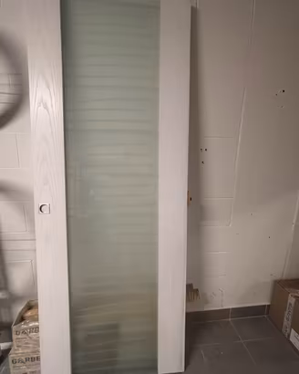 Porta scrigno legno bianca