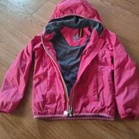 giacca a vento K-way fucsia 8anni 