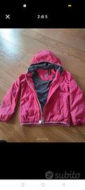 giacca a vento K-way fucsia 8anni 