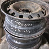 Cerchi in ferro citroen saxo 14"