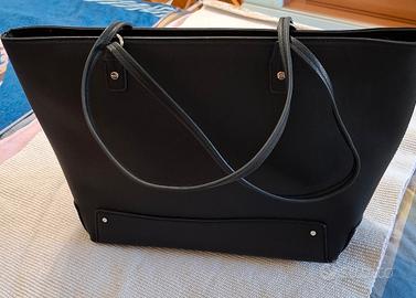 Borsa H&M shopper nera  elegante e capiente 