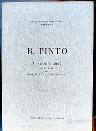 Bruno Pinto cartella 5 acqueforti - 50/50 - 1972