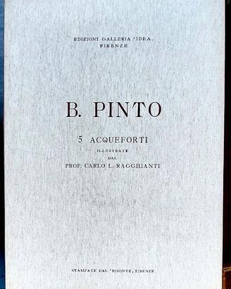 Bruno Pinto cartella 5 acqueforti - 50/50 - 1972