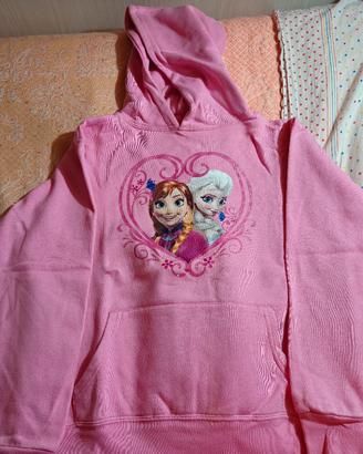 felpa rosa di Frozen 