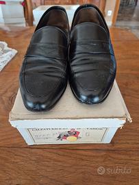 Scarpe in cuoio nero anni 80-90 taglia 40