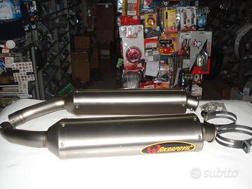 coppia di marmitte AKRAPOVIC Yamaha R1 2006/2008