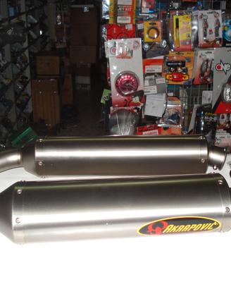 coppia di marmitte AKRAPOVIC Yamaha R1 2006/2008