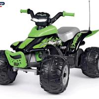 QUAD PEG PEREGO T-REX 12 VOLT NERO-VERDE