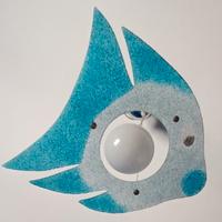 Lampadario a sospensione con soggetto marino 