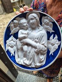 Altorilievo ceramica con madonna  Grazia Deruta