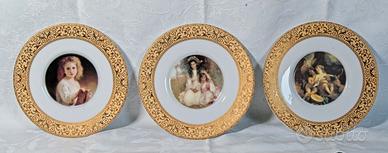 Trittico Piatti da Collezione "Victorian Dreams" -