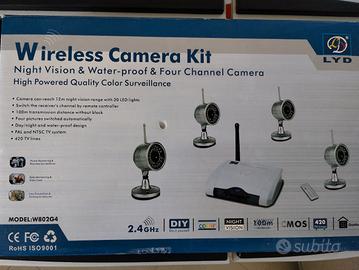 kit videosorveglianza  3 telecamere da esterno 