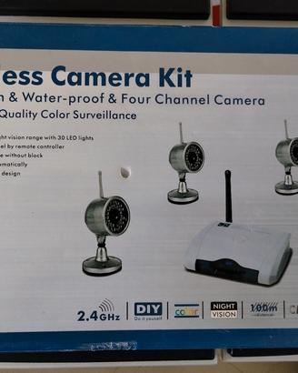 kit videosorveglianza  3 telecamere da esterno 